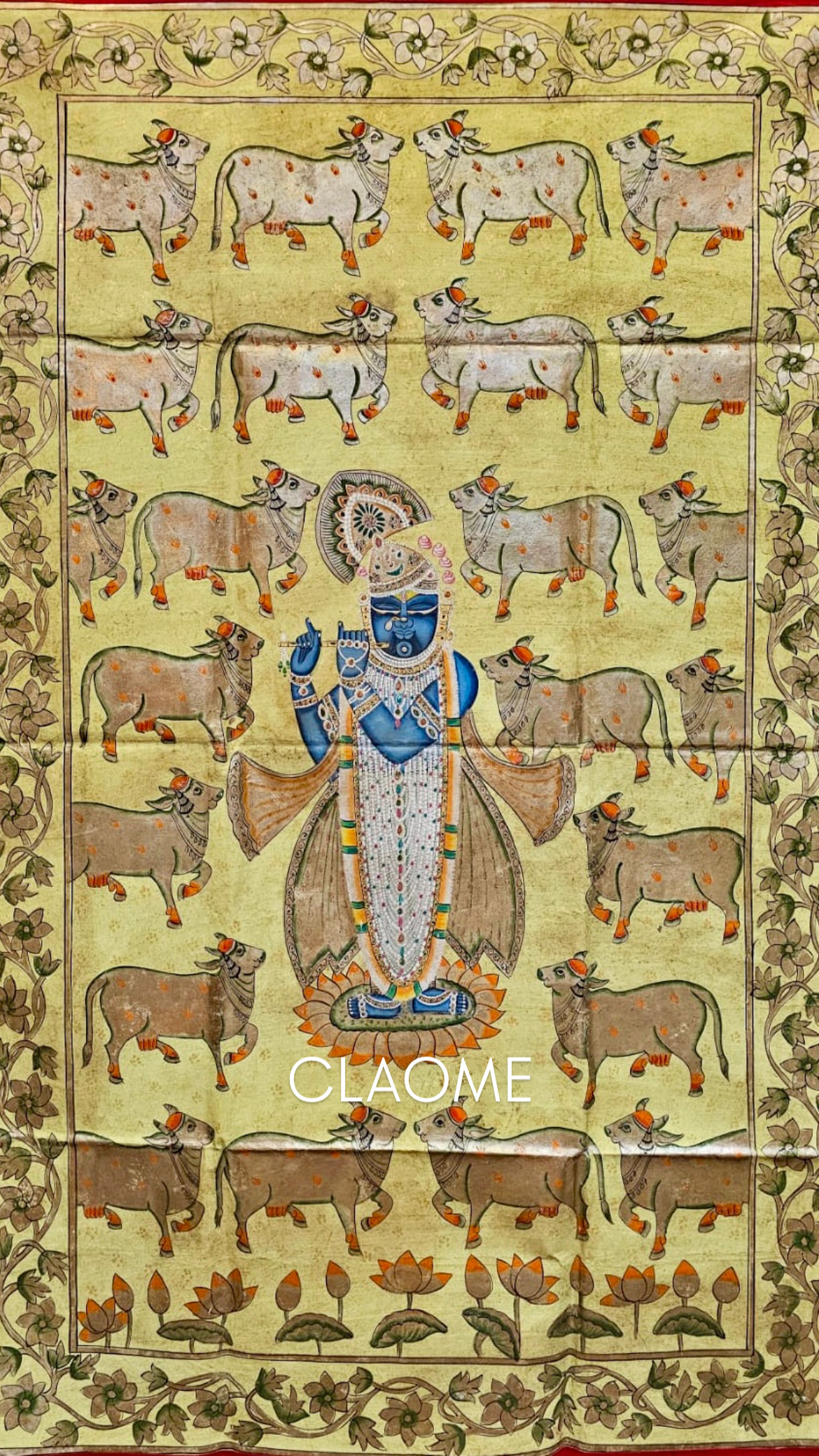 Home hand-painted Pichwai artwork