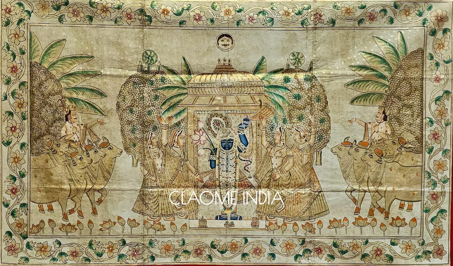 Home hand-painted Pichwai artwork