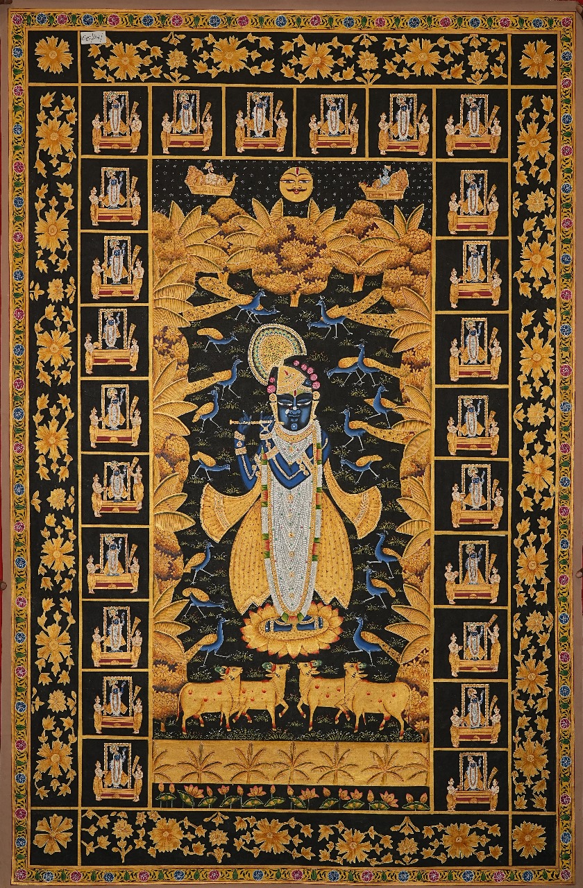 Home hand-painted Pichwai artwork