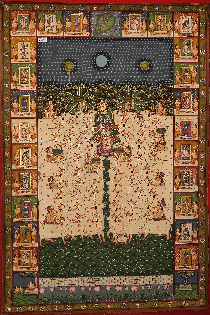 Home hand-painted Pichwai artwork