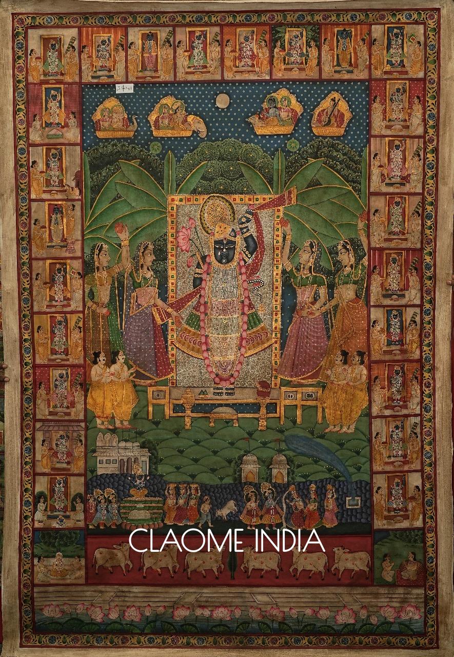 Home hand-painted Pichwai artwork