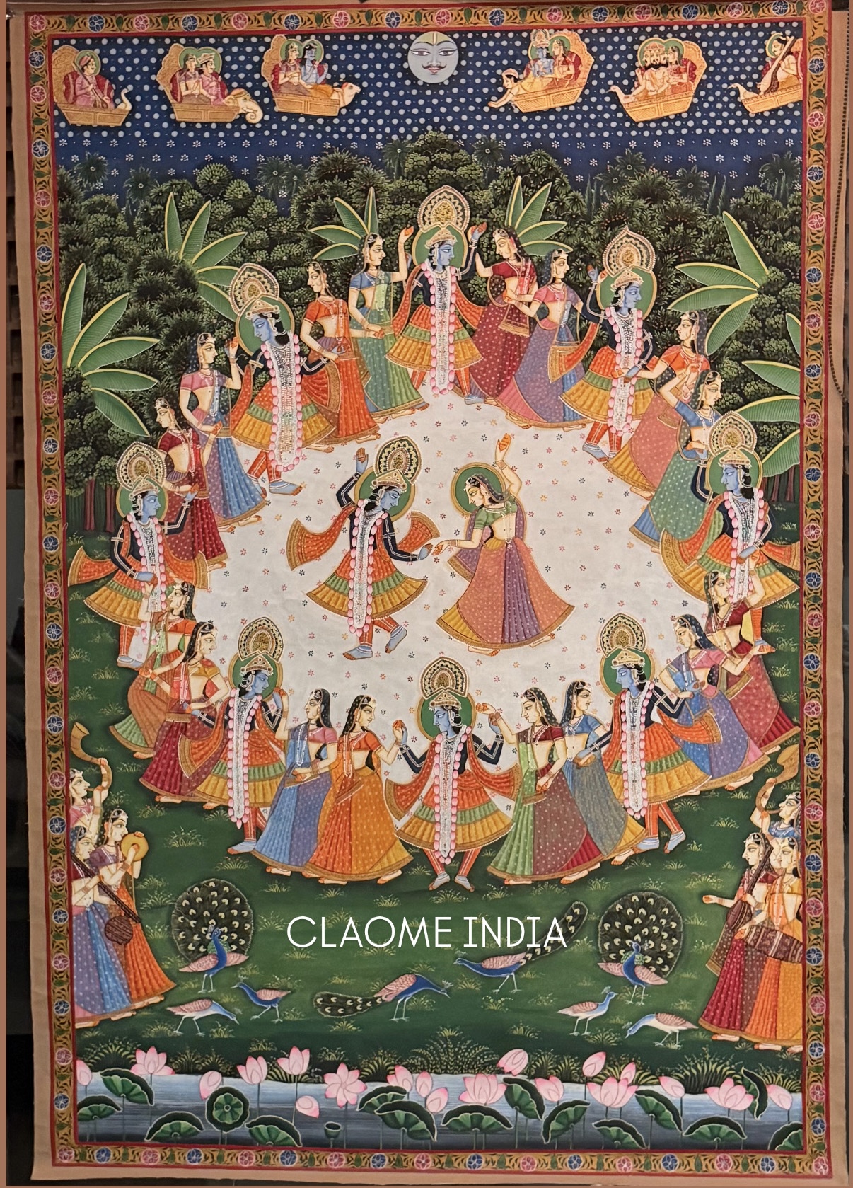 Premium Pichwai painting inspired by classical Indian devotional art
