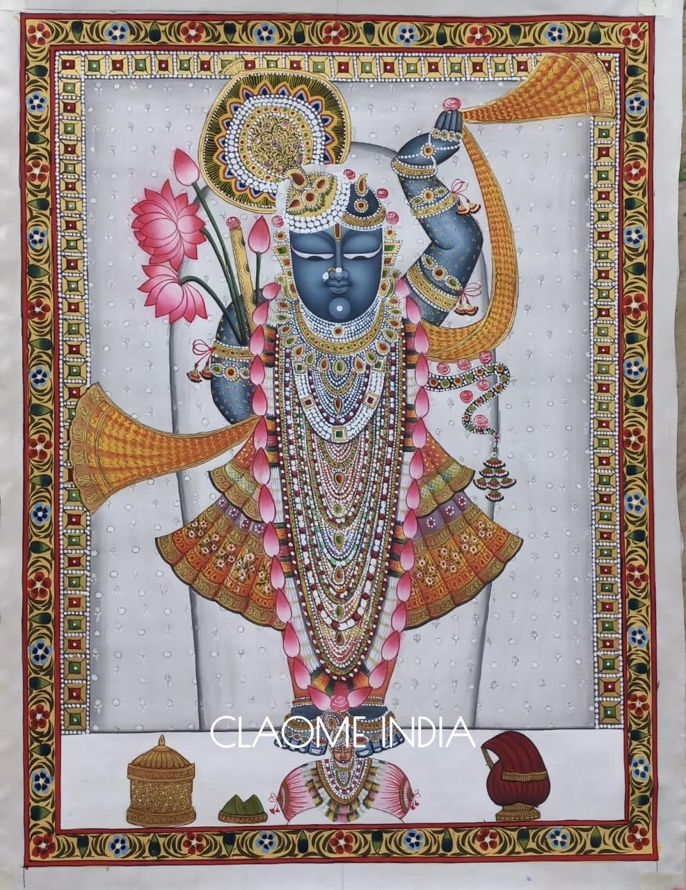 Home hand-painted Pichwai artwork