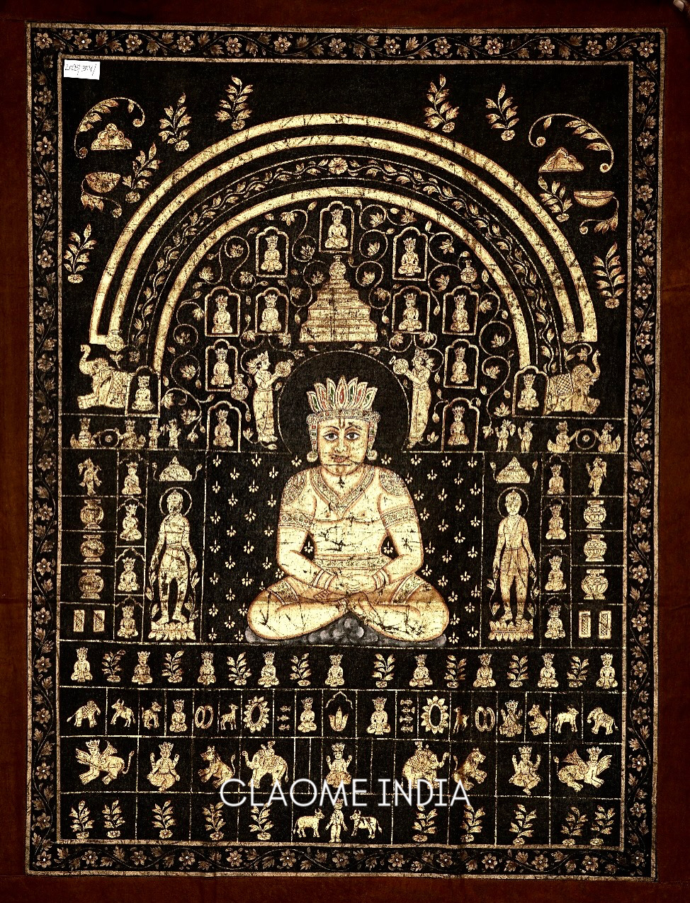 Detailed Jain Artwork suitable for mandir and prayer spaces