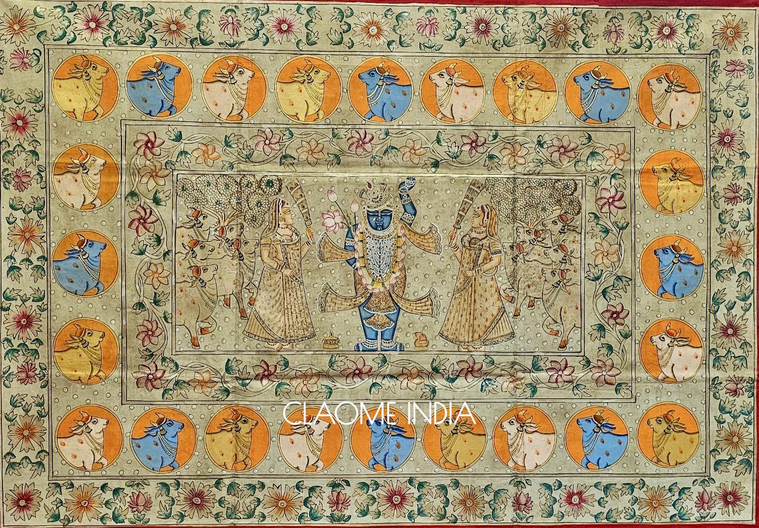 Home hand-painted Pichwai artwork