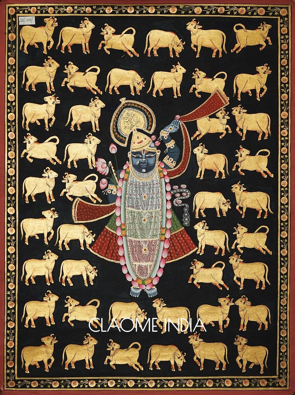 Home hand-painted Pichwai artwork