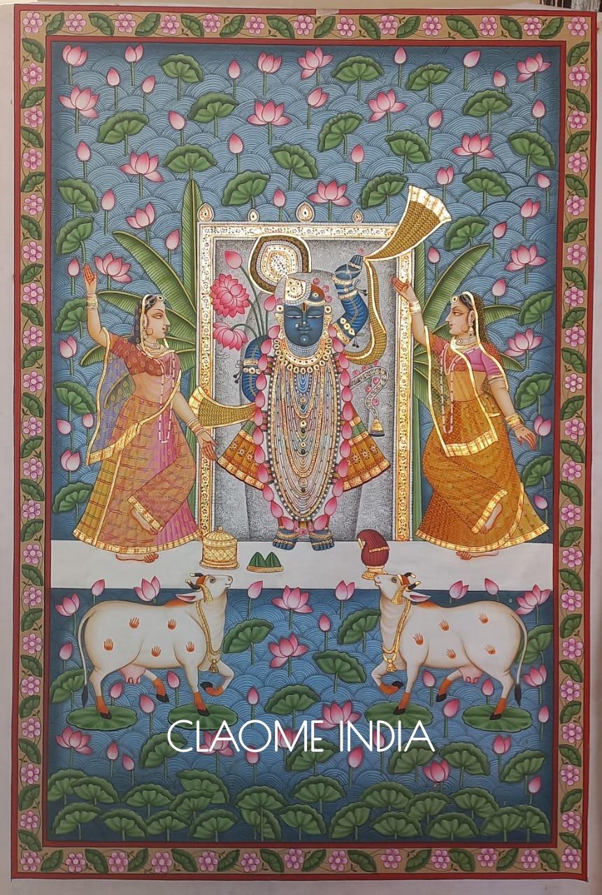 Home hand-painted Pichwai artwork
