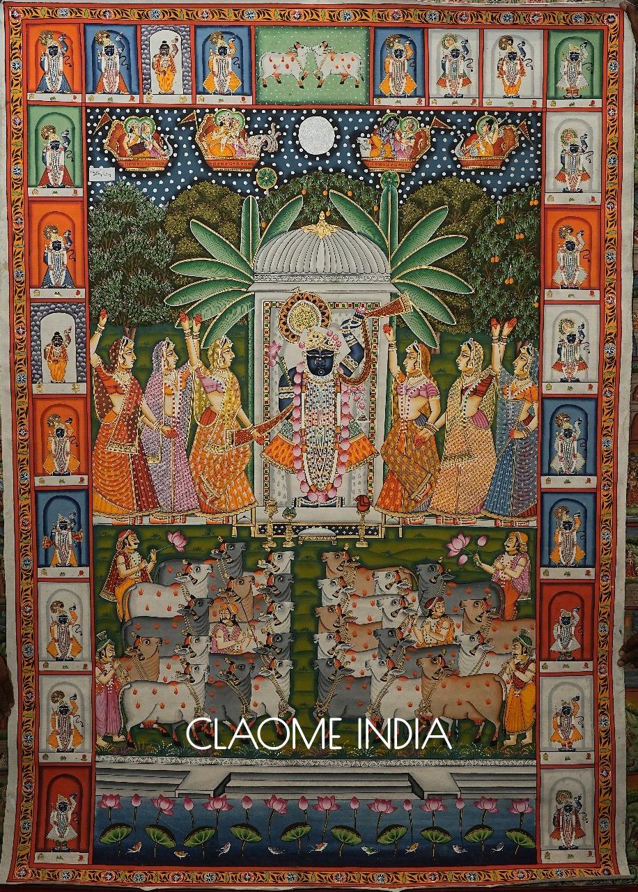 Home hand-painted Pichwai artwork