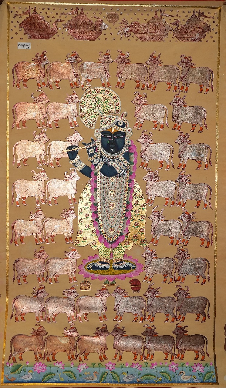 Home hand-painted Pichwai artwork