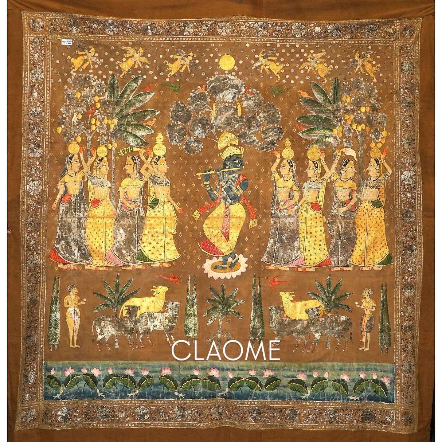 Home hand-painted Pichwai artwork