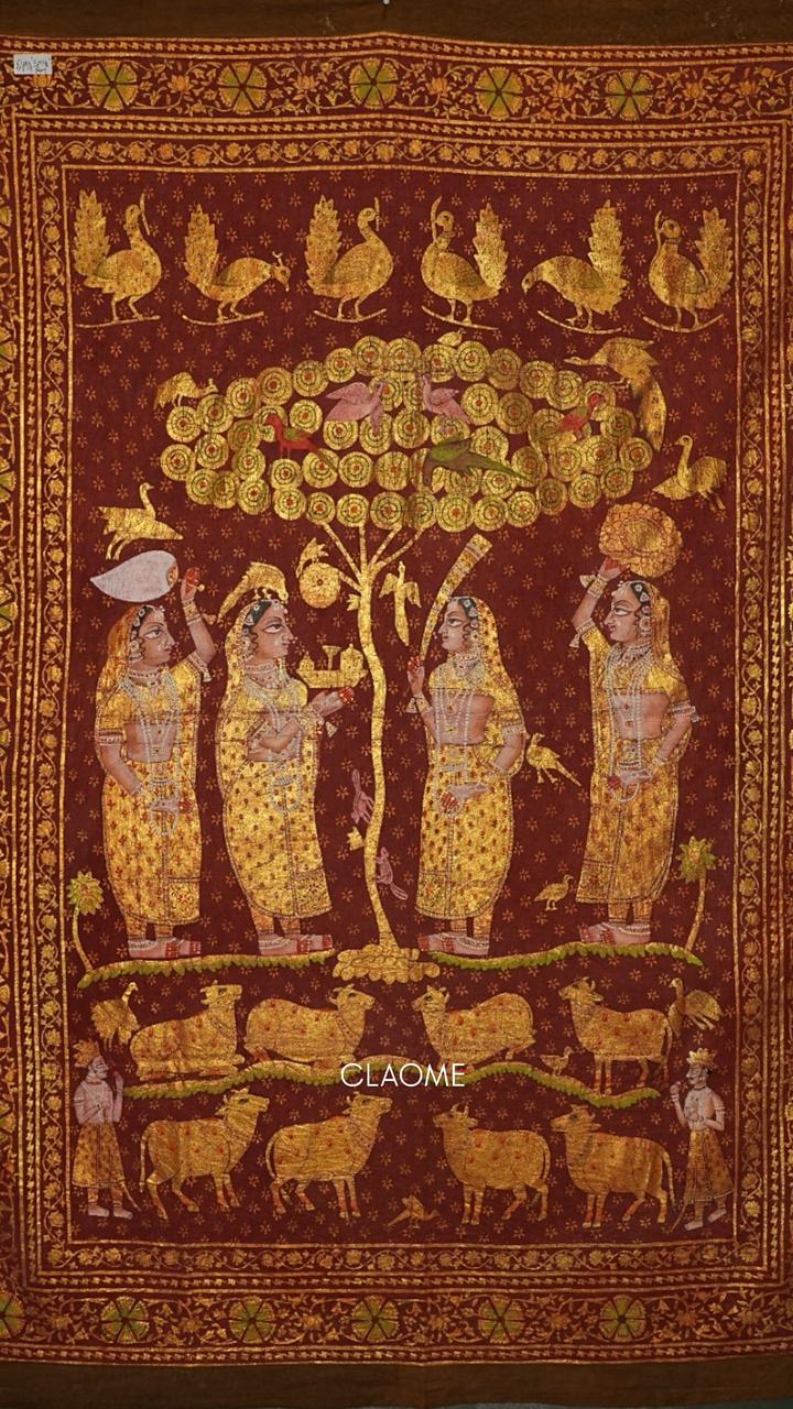 Home hand-painted Pichwai artwork