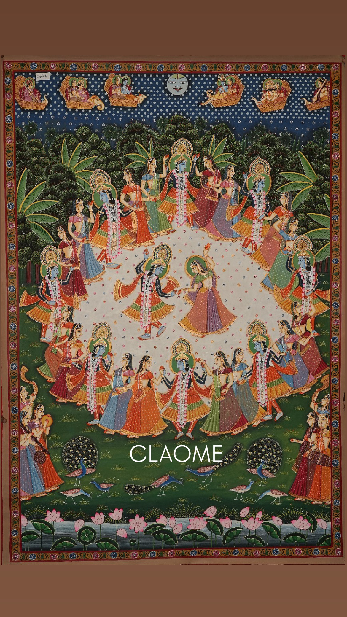 Home hand-painted Pichwai artwork