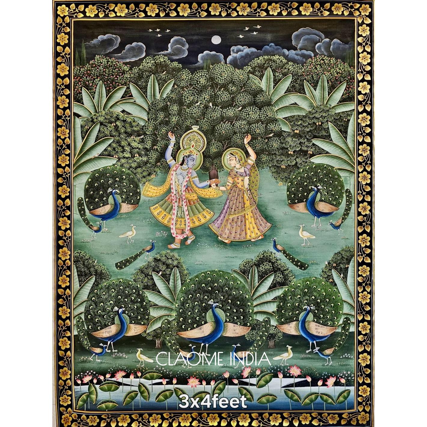 Home hand-painted Pichwai artwork
