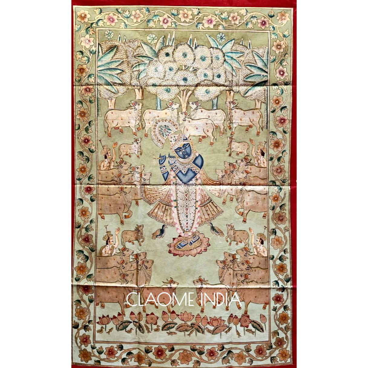 Home hand-painted Pichwai artwork