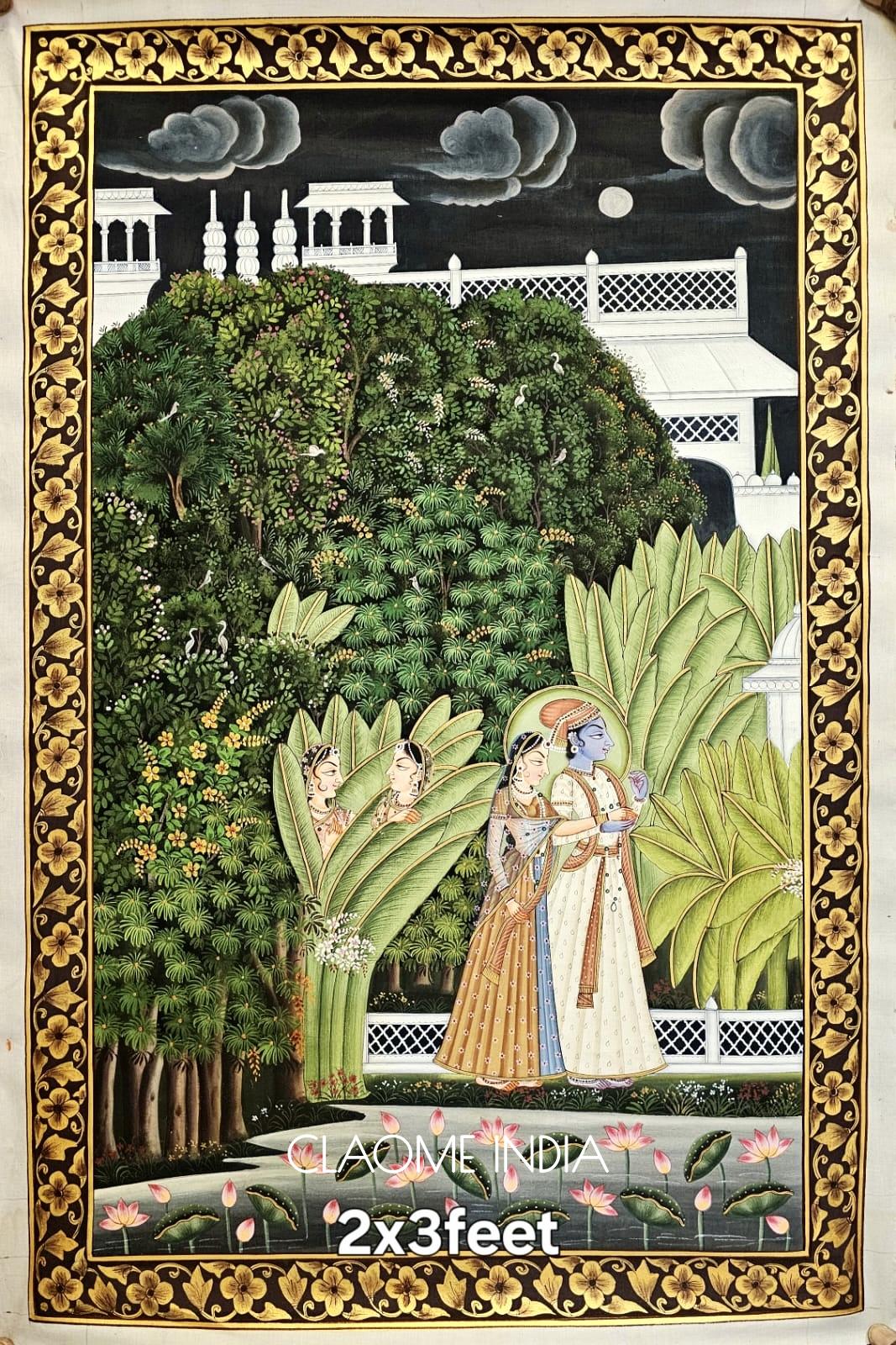 Home hand-painted Pichwai artwork