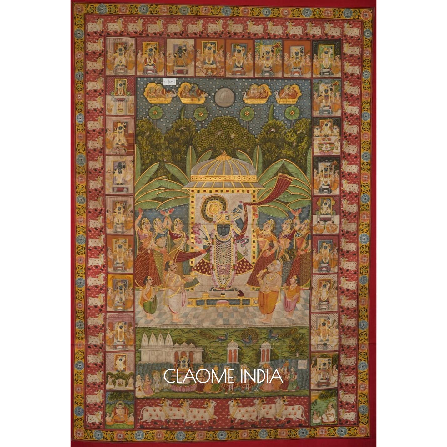 Home hand-painted Pichwai artwork