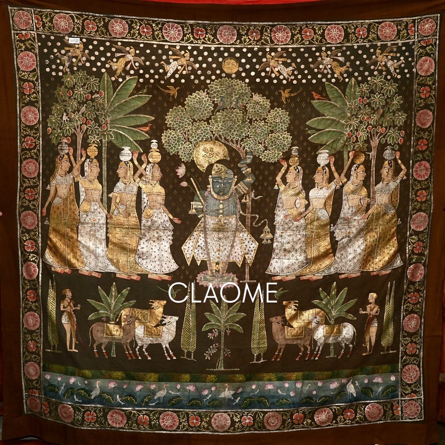 Home hand-painted Pichwai artwork