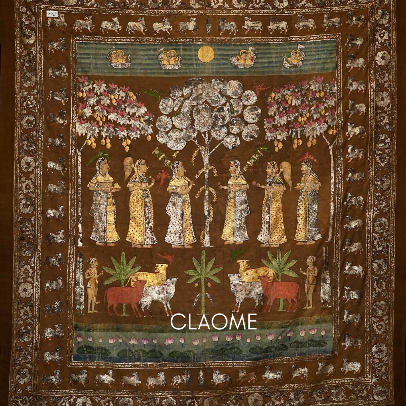 Home hand-painted Pichwai artwork