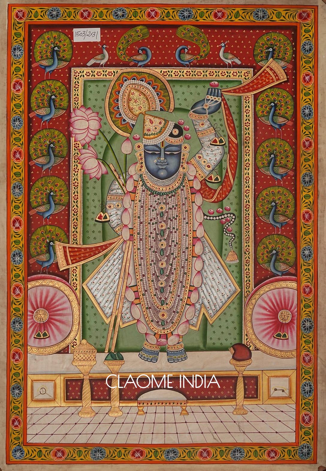 Home hand-painted Pichwai artwork