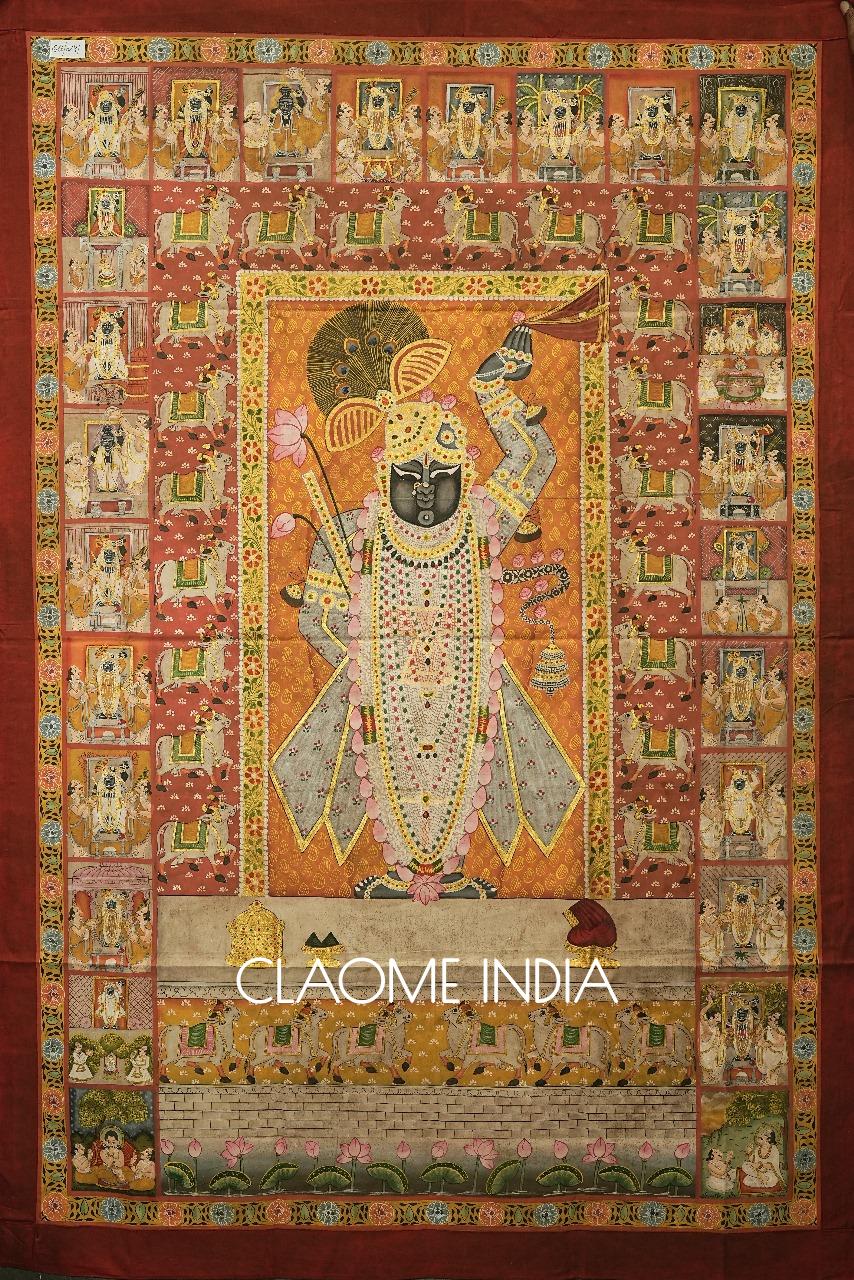 Home hand-painted Pichwai artwork