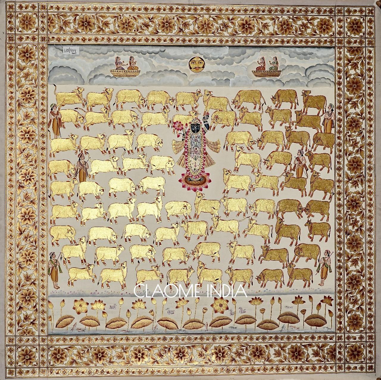 Home hand-painted Pichwai artwork
