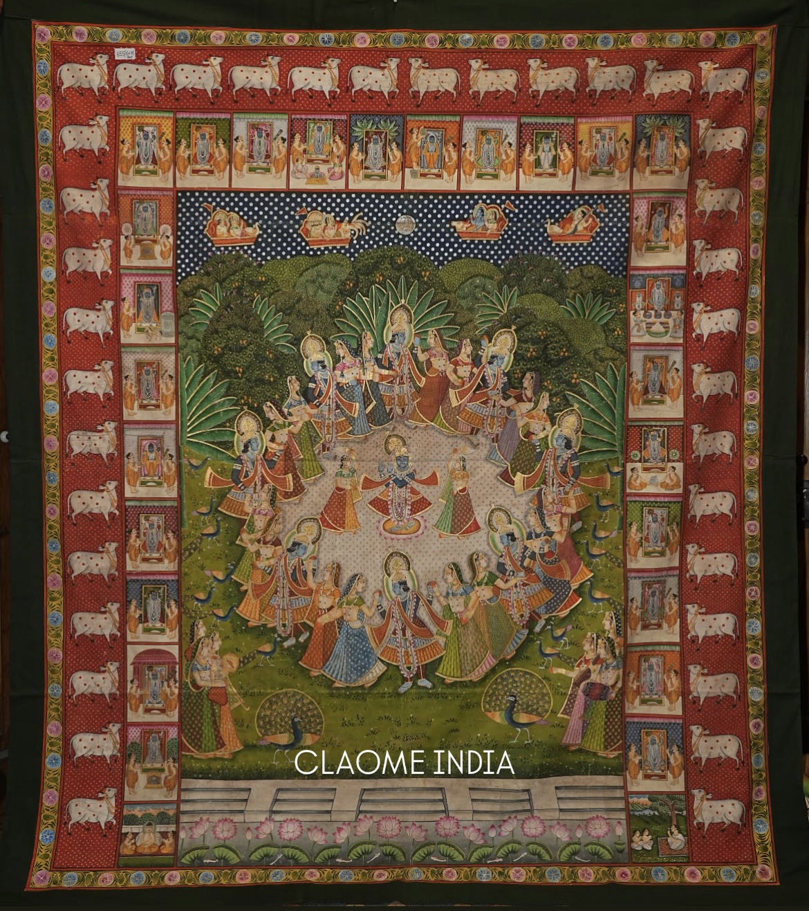 Home hand-painted Pichwai artwork