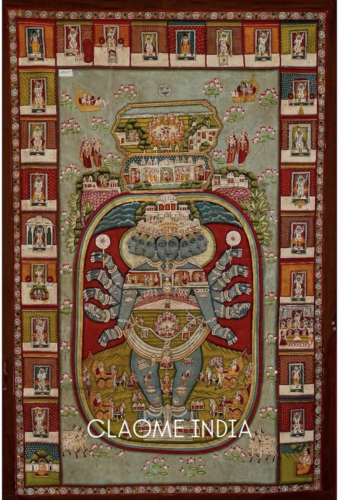 Home hand-painted Pichwai artwork