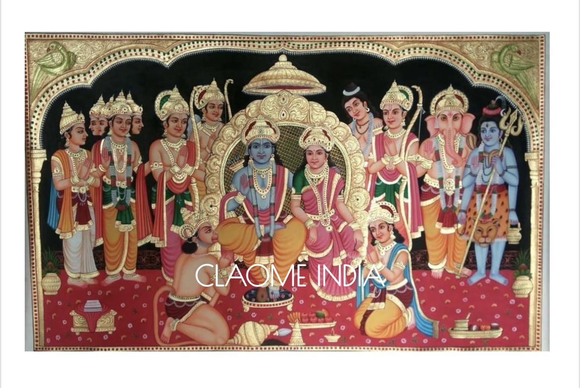 Home hand-painted Pichwai artwork
