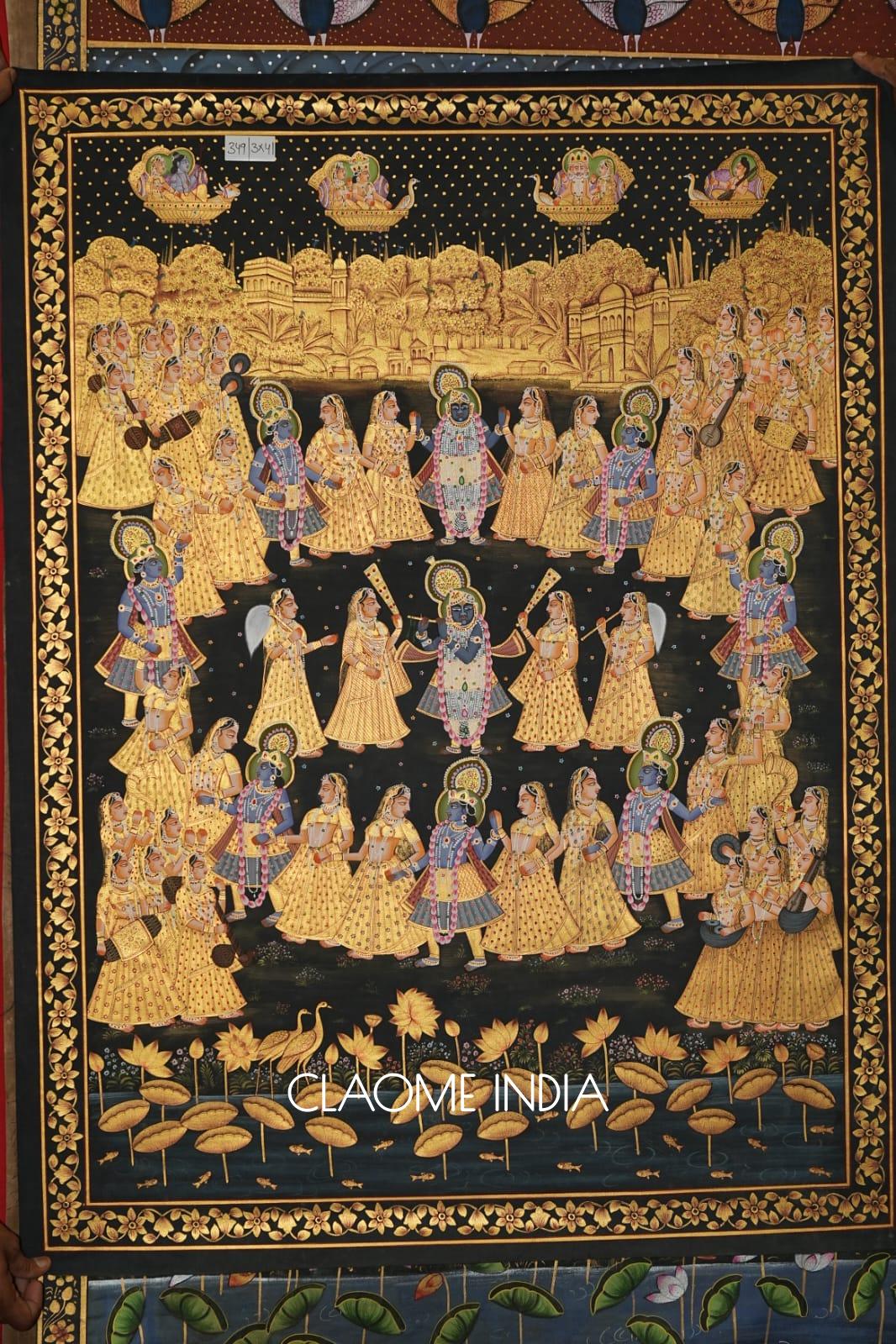 Home hand-painted Pichwai artwork