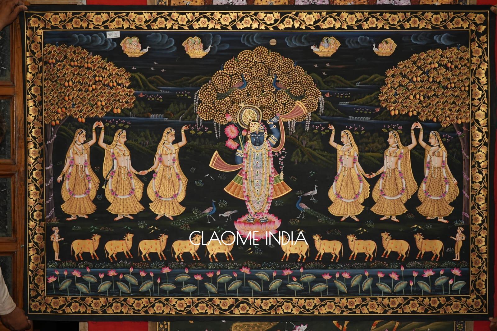Home hand-painted Pichwai artwork