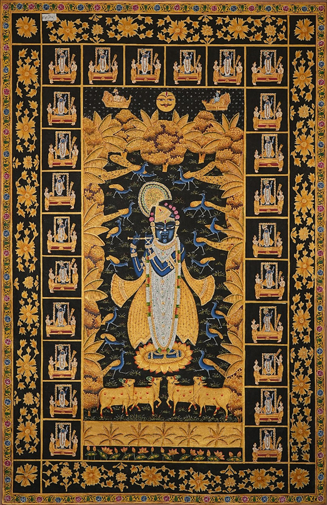 Home hand-painted Pichwai artwork