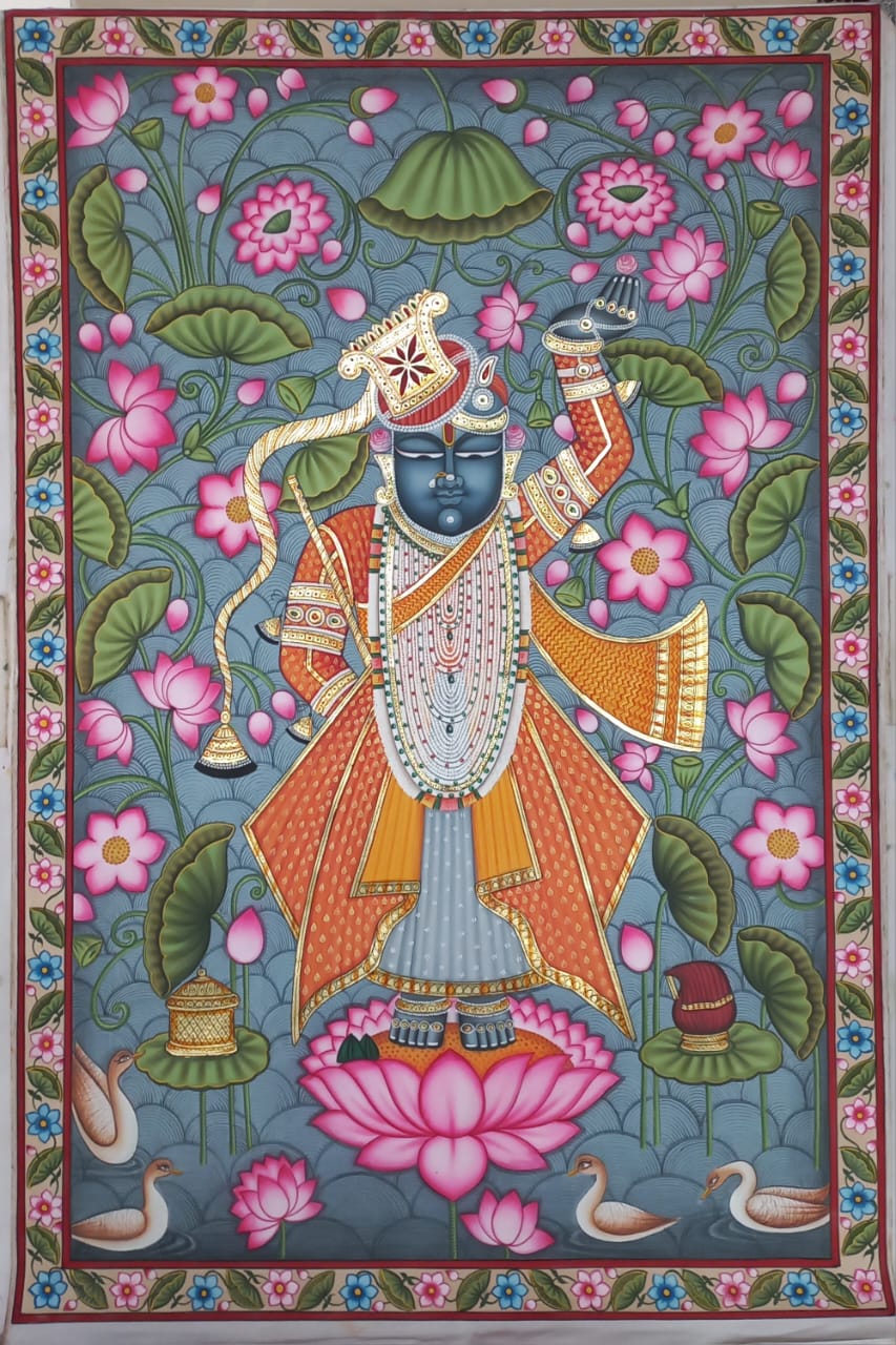 Home hand-painted Pichwai artwork