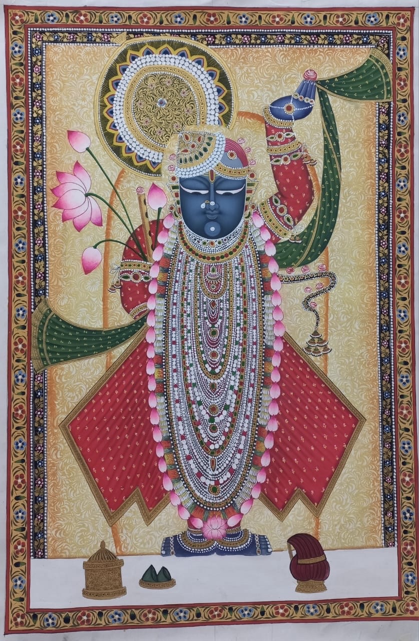 Home hand-painted Pichwai artwork