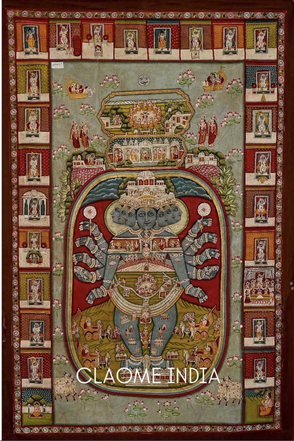 Home hand-painted Pichwai artwork