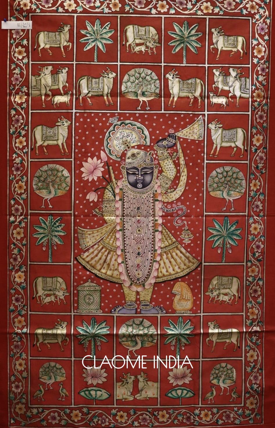 Home hand-painted Pichwai artwork