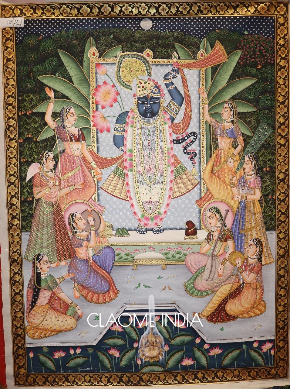 Home hand-painted Pichwai artwork