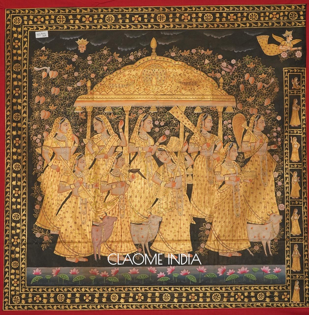 Home hand-painted Pichwai artwork
