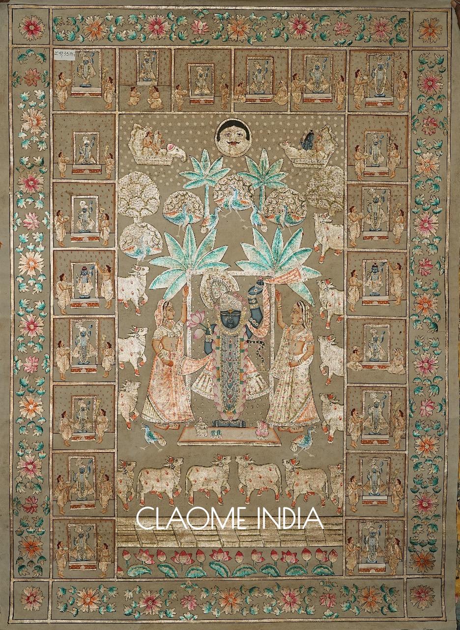 Home hand-painted Pichwai artwork