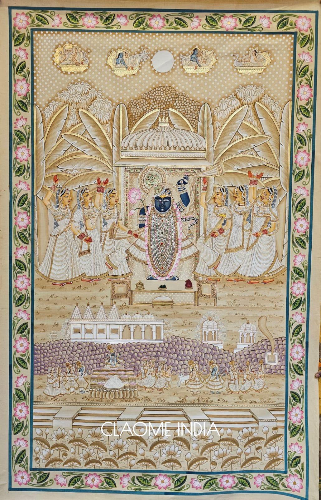 Home hand-painted Pichwai artwork