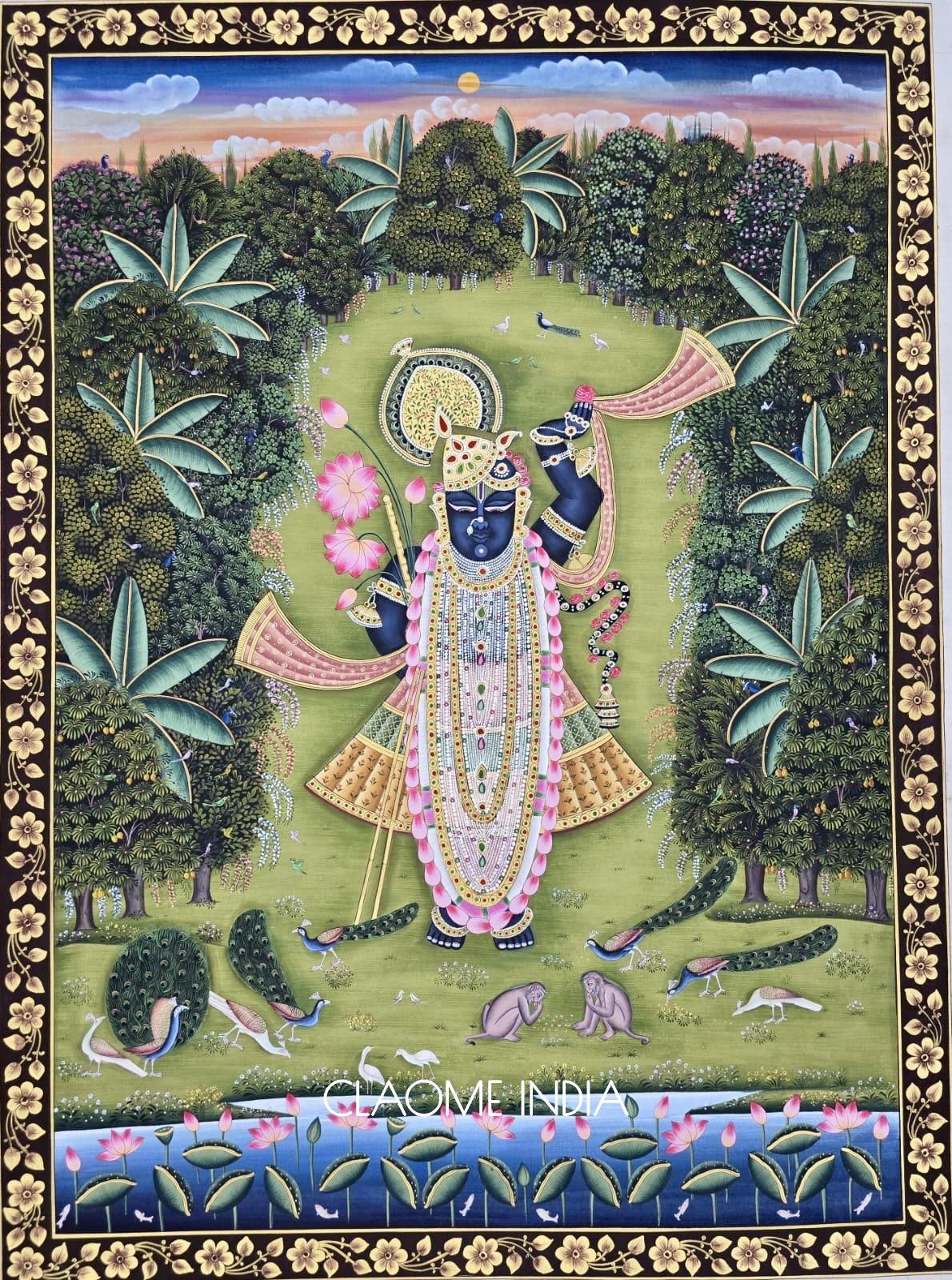 Home hand-painted Pichwai artwork