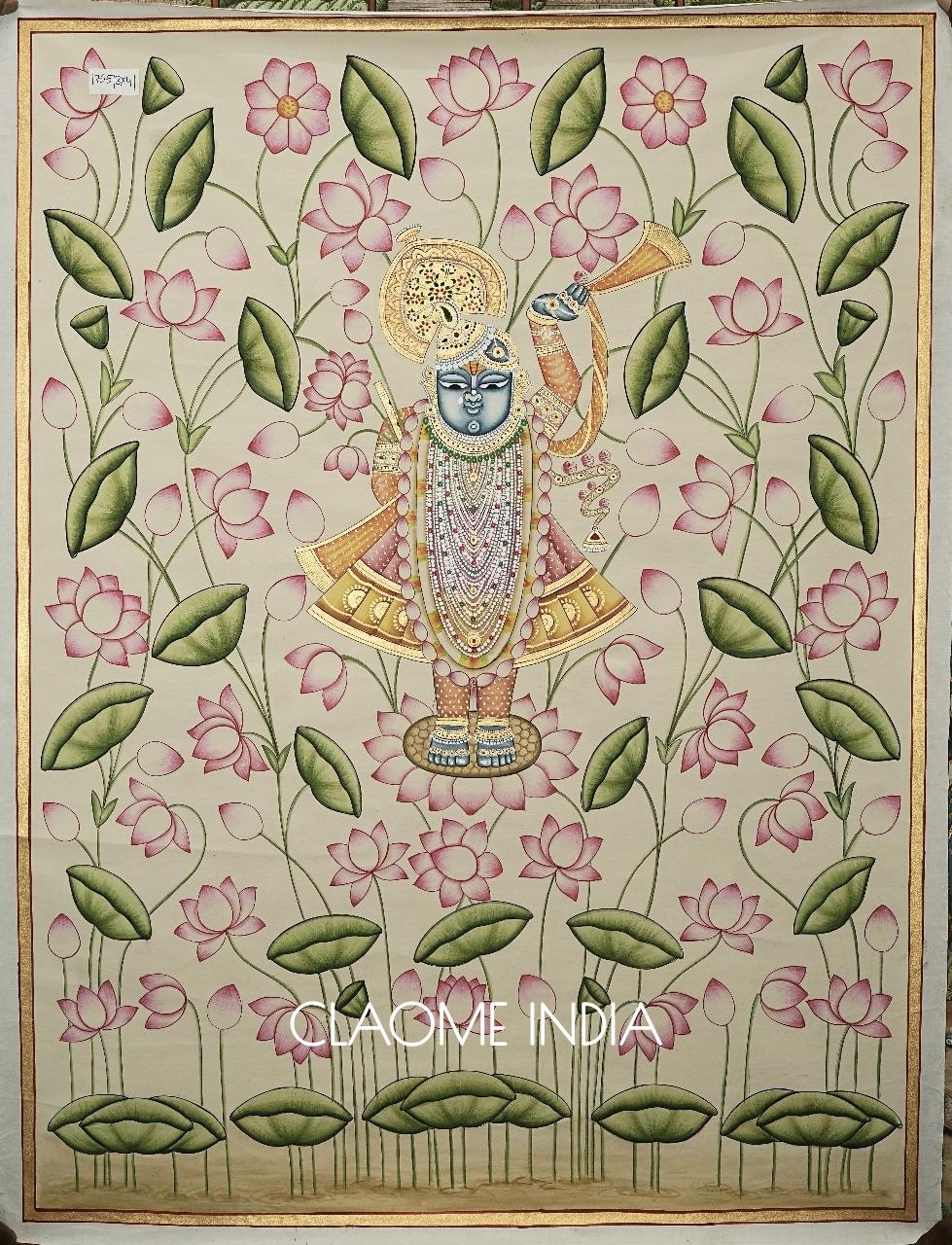Home hand-painted Pichwai artwork