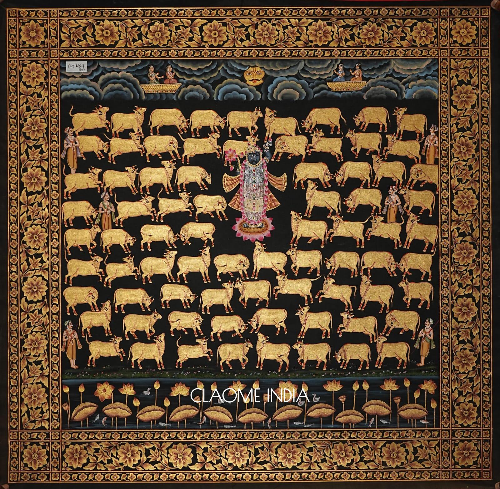 Home hand-painted Pichwai artwork