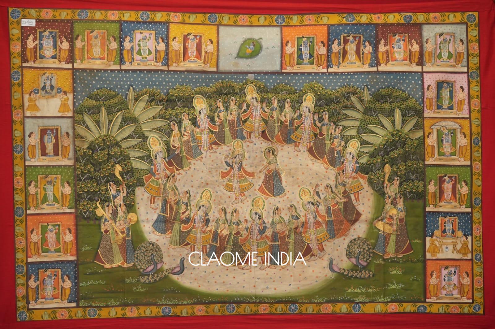 Home hand-painted Pichwai artwork