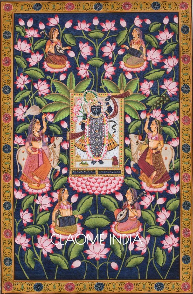 Home hand-painted Pichwai artwork