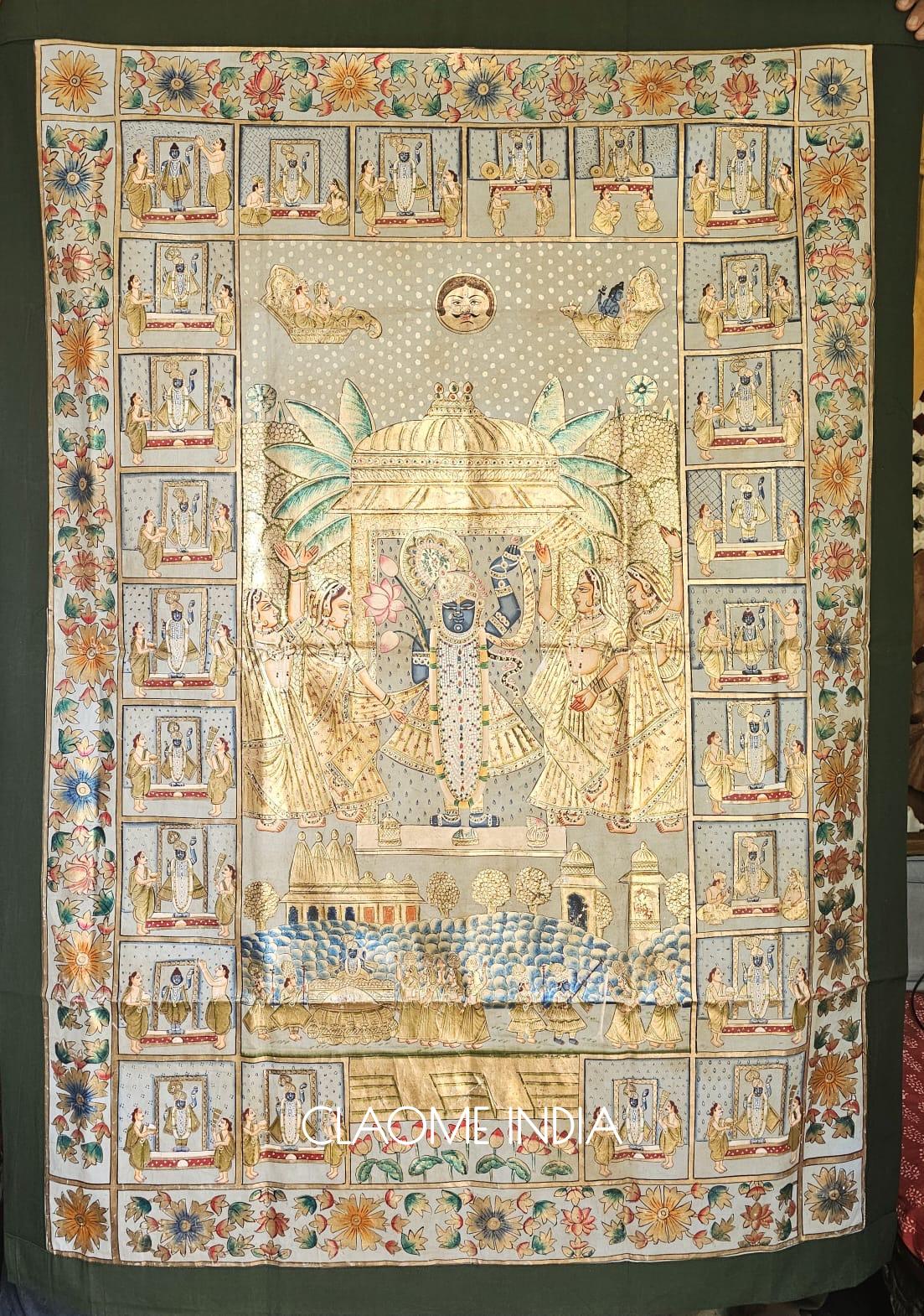 Home hand-painted Pichwai artwork
