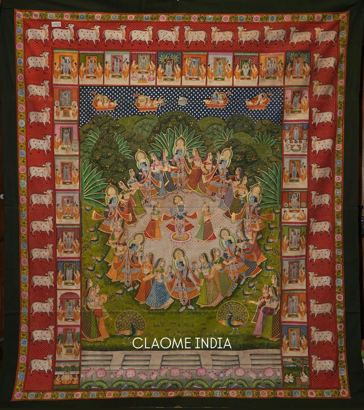 Home hand-painted Pichwai artwork