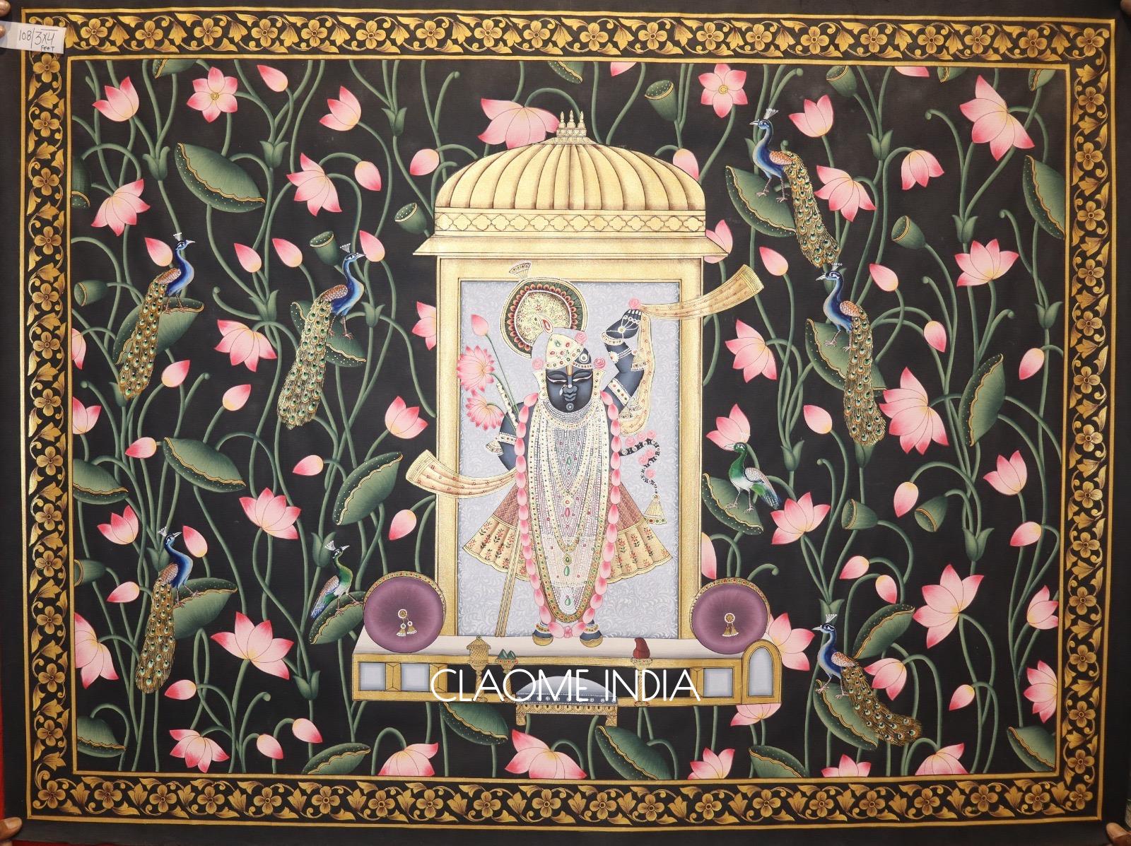 Home hand-painted Pichwai artwork