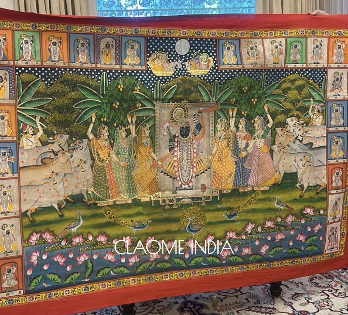Gallery hand-painted Pichwai artwork