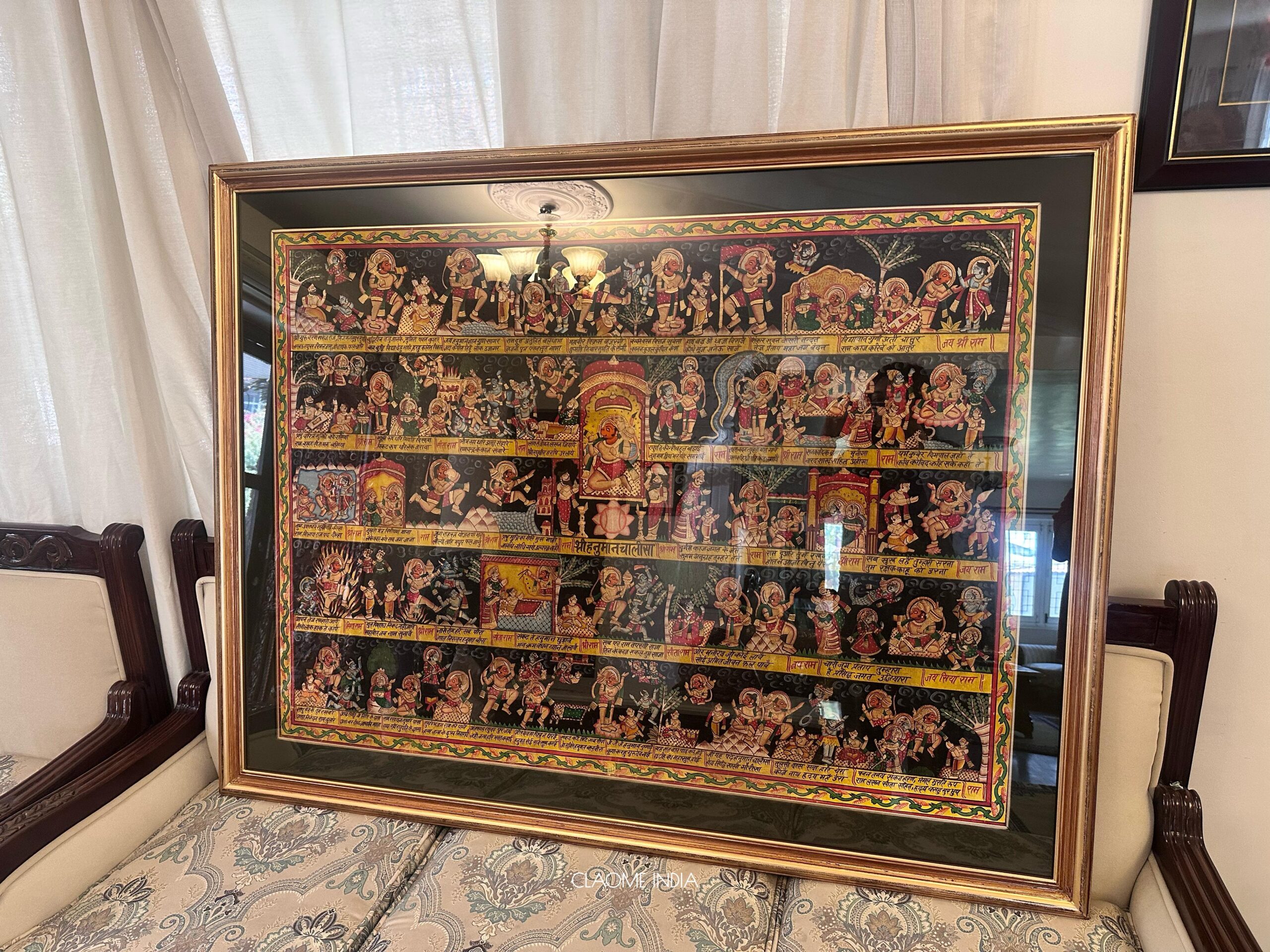 Gallery hand-painted Pichwai artwork