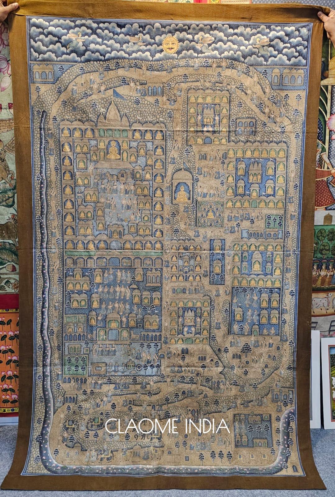 Gallery hand-painted Pichwai artwork